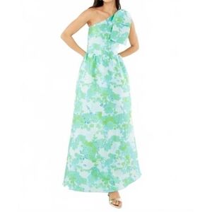 NEW ABBEY GLASS caroline dress in floral green